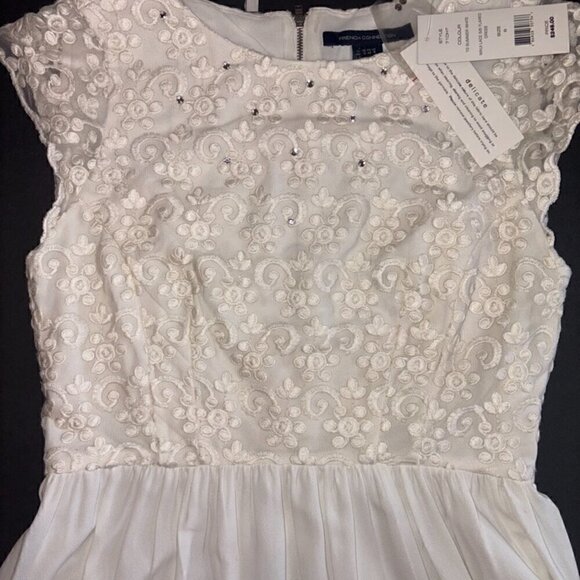 NWT French Connection Maui Lace Fit & Flare Dress 8 Bridal Graduation Shower - Picture 12 of 13